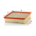 Mann Filter : Gen 1 VW Amarok 2011-2022 Air Filter - C32010